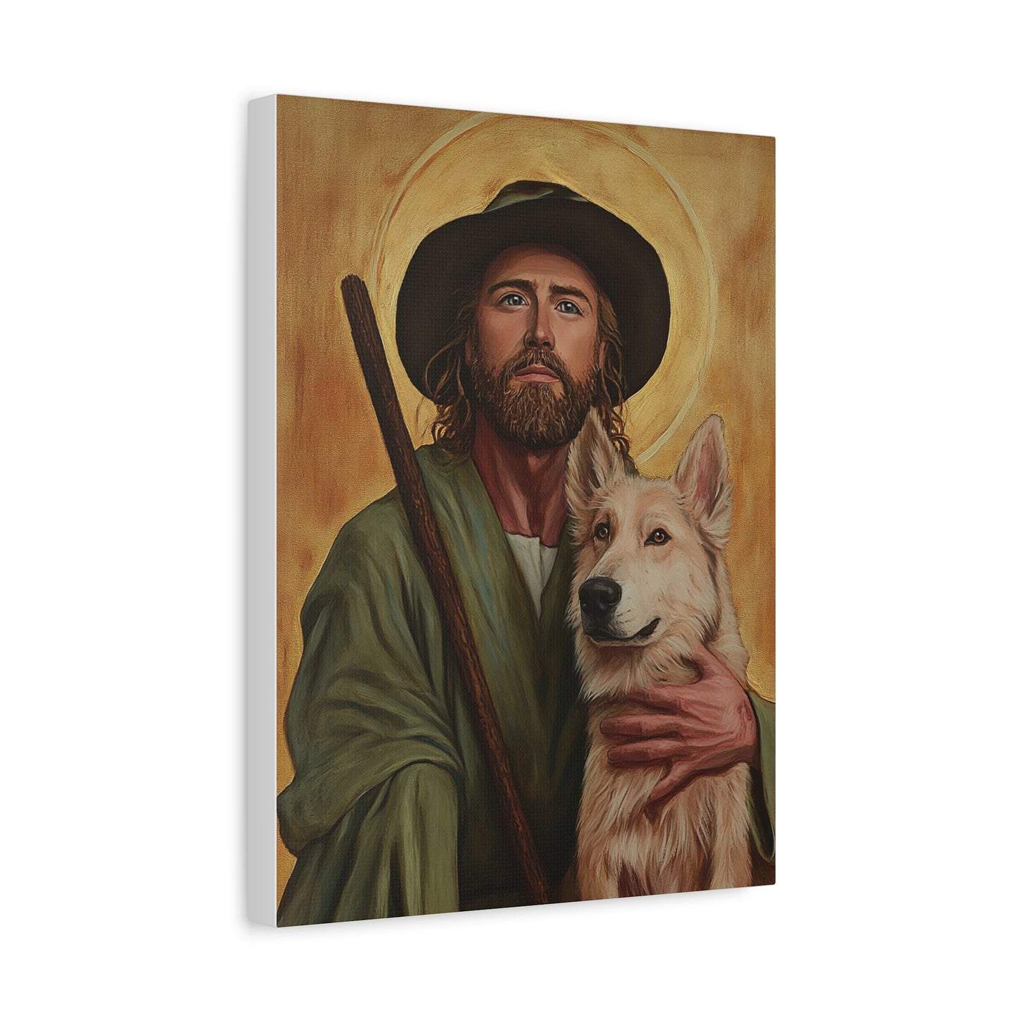 Ready To Hang - St. Roch Catholic Canvas Wall Art, Christian Decor