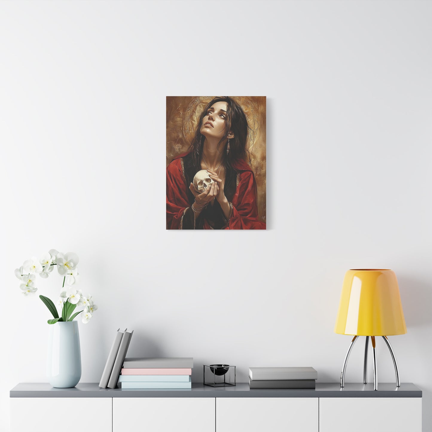 St. Mary Magdalene Catholic Canvas Wall Art, Christian Decor