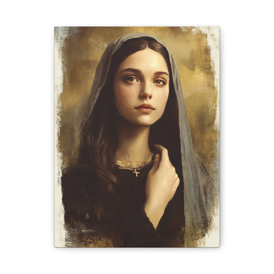 St. Clelia Barbieri Catholic Canvas Wall Art, Christian Decor
