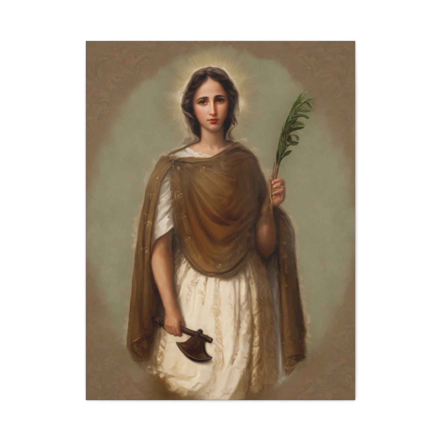 St. Engracia Catholic Canvas Wall Art, Christian Decor