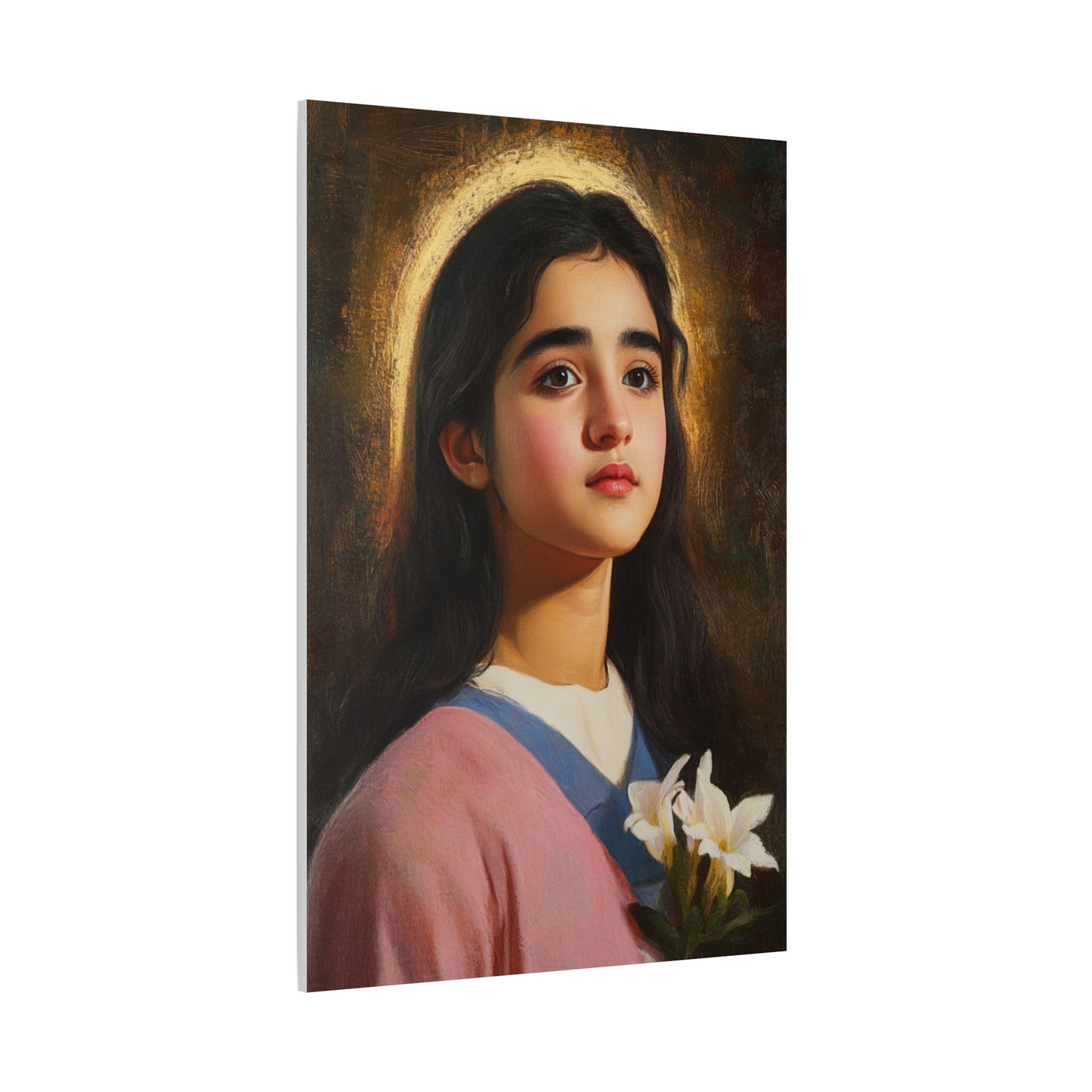 Ready To Hang - St. Maria Goretti st Catholic Canvas Wall Art, Christian Decor