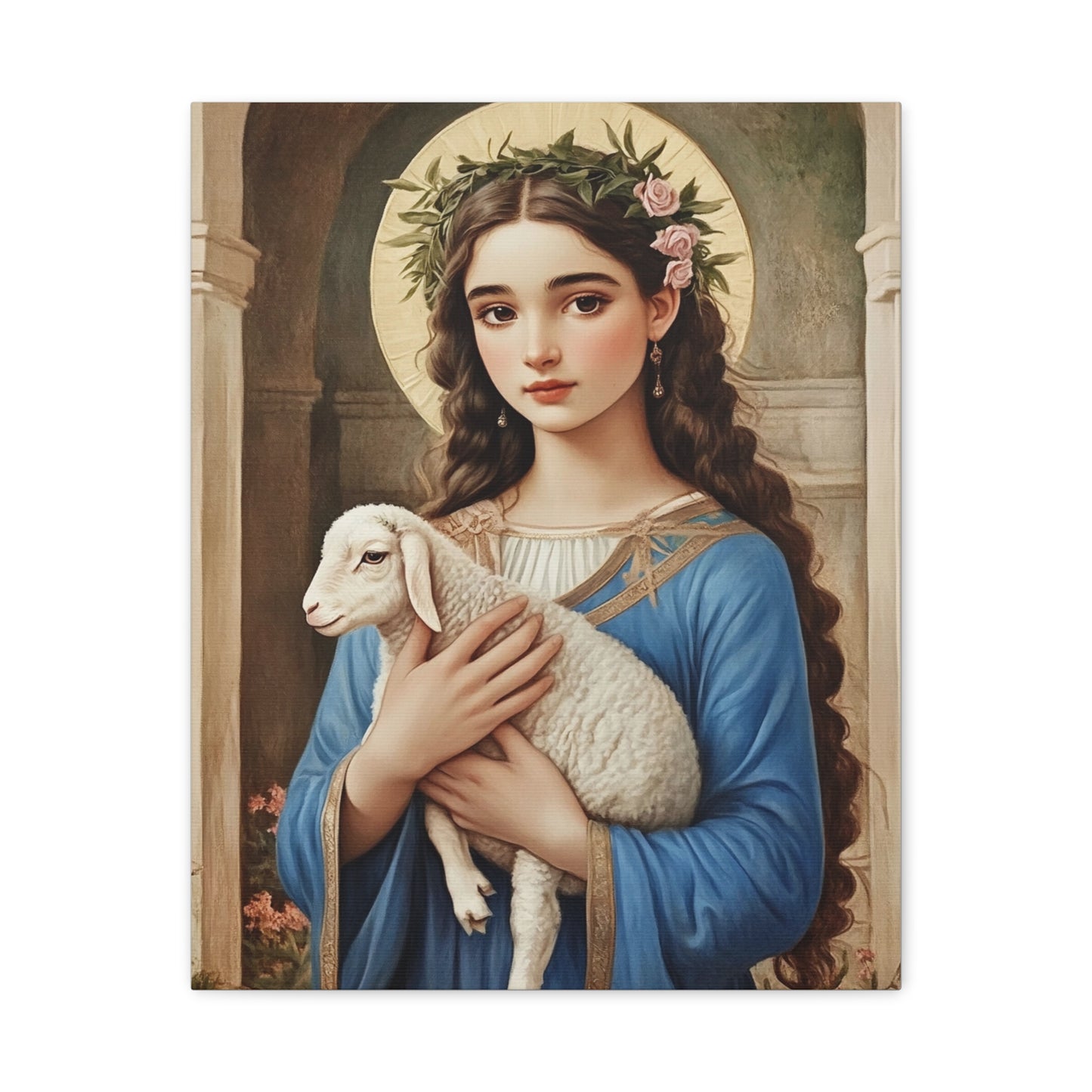 Agnes of RomeCanvas Wall Art, Christian Decor