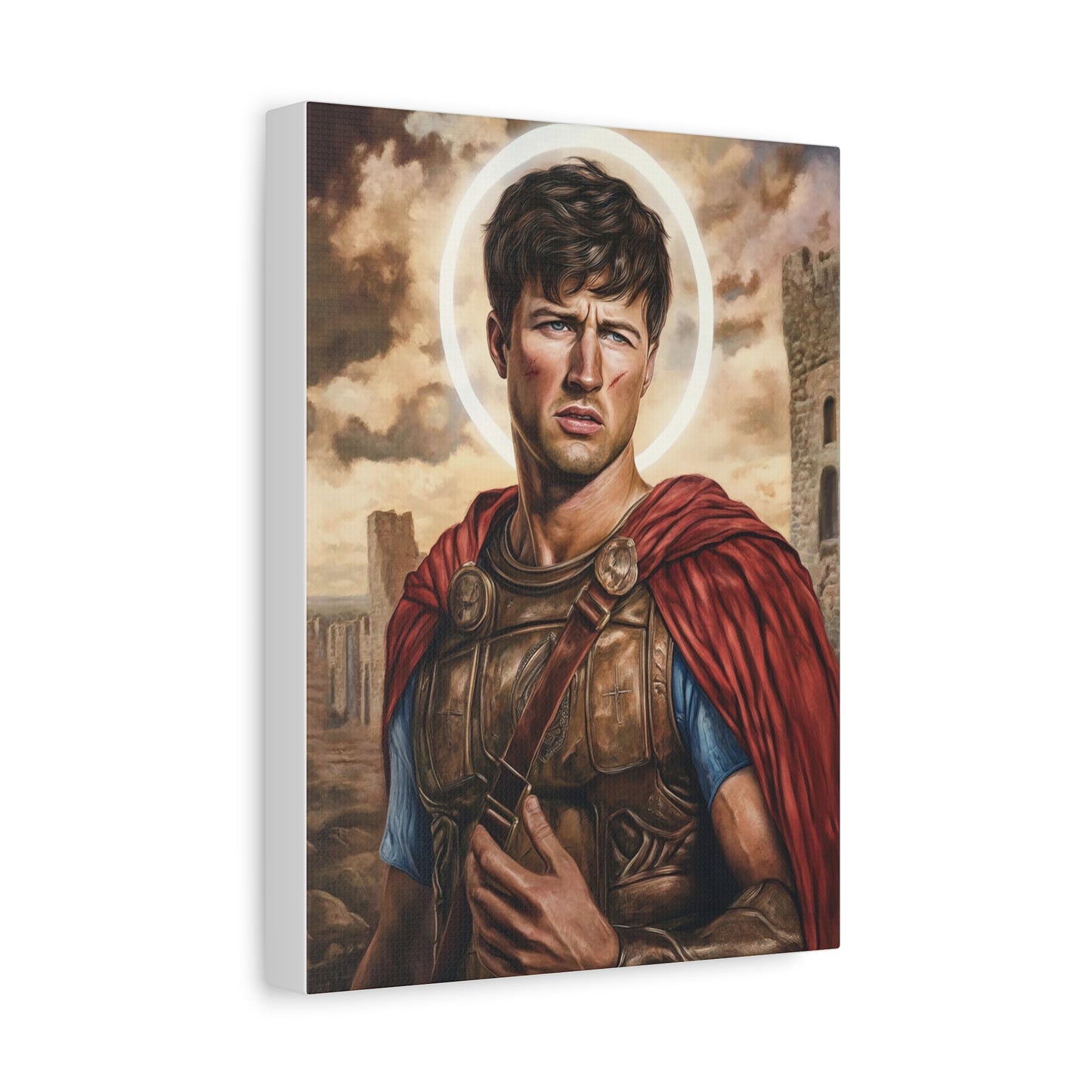 St. Expedite Catholic Canvas Wall Art, Christian Decor