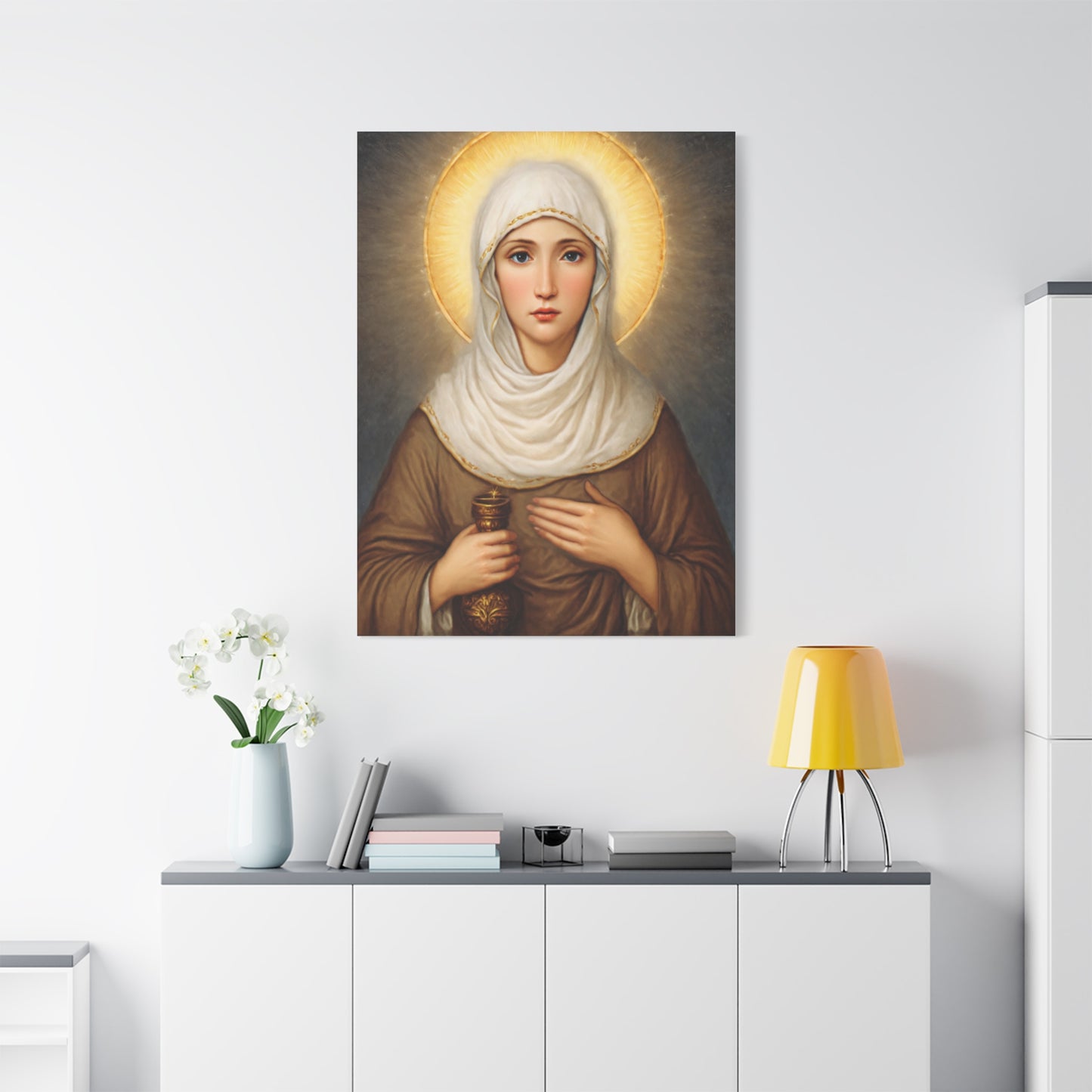 St. Joanna the Myrrhbearer Religious Canvas Wall Art, Christian Decor