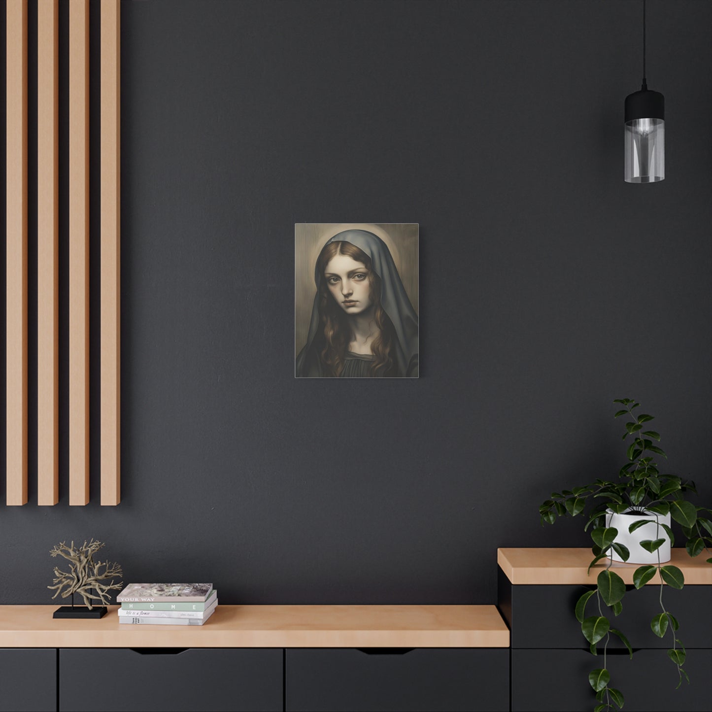 St. Apollonia Canvas Print, Catholic Decor Wall, Gift Religious Christian