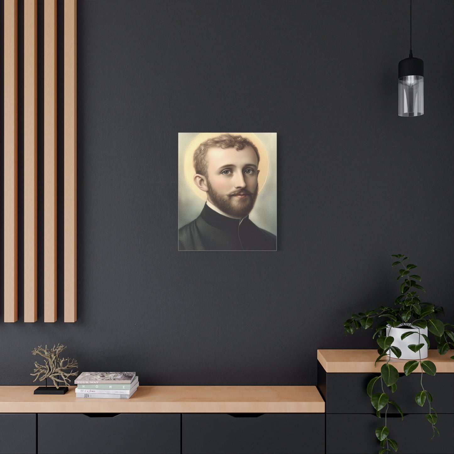 Ready To Hang - St. Rene Goupil Catholic Canvas Wall Art, Christian Decor