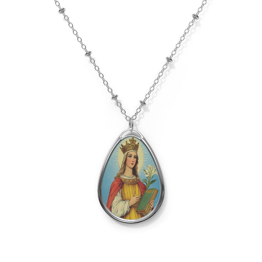 St. Anatolia Catholic Necklace Drop Pendant