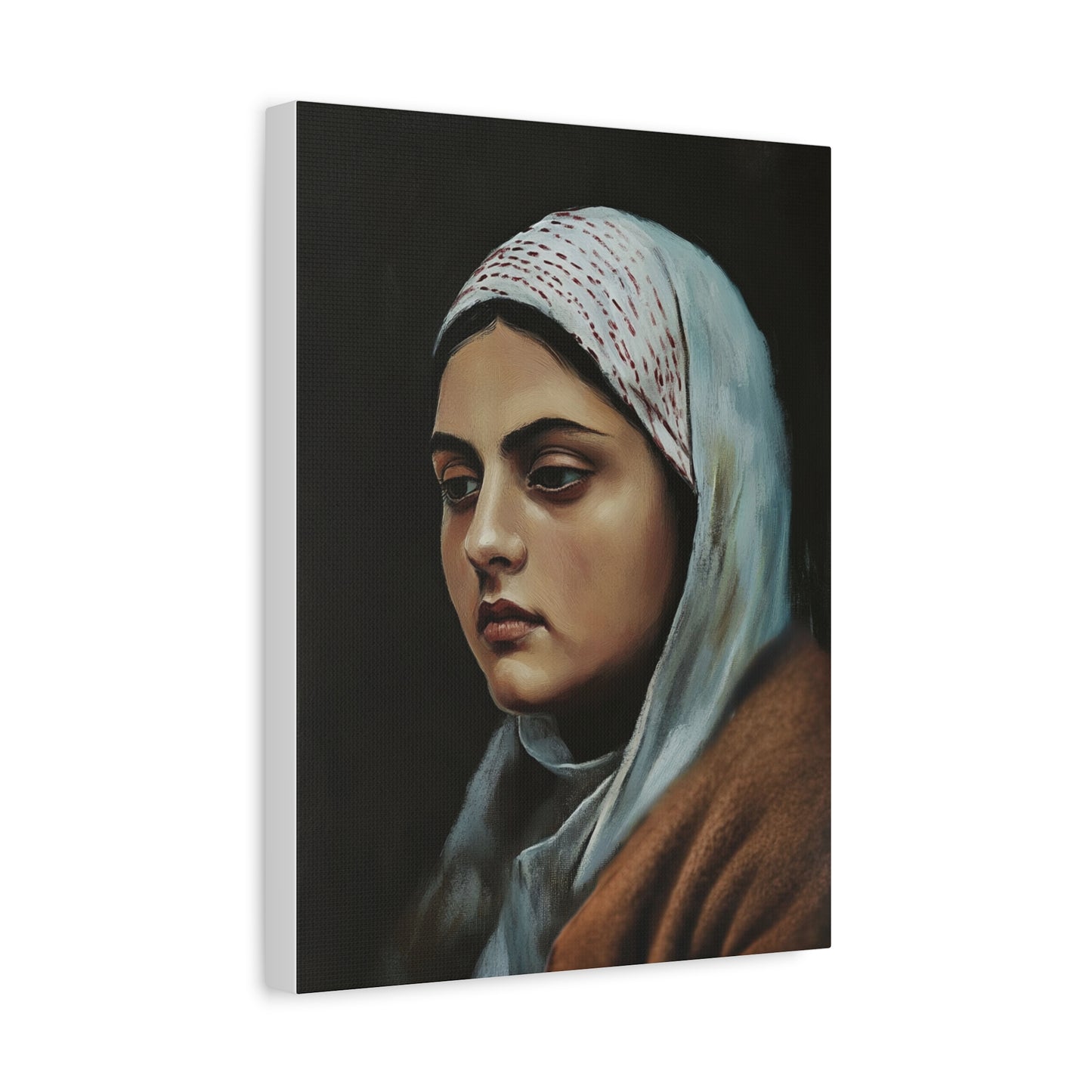 St Bernadette Soubirous of Lourdes Canvas Print, Catholic Decor Wall, Gift Religious Christian