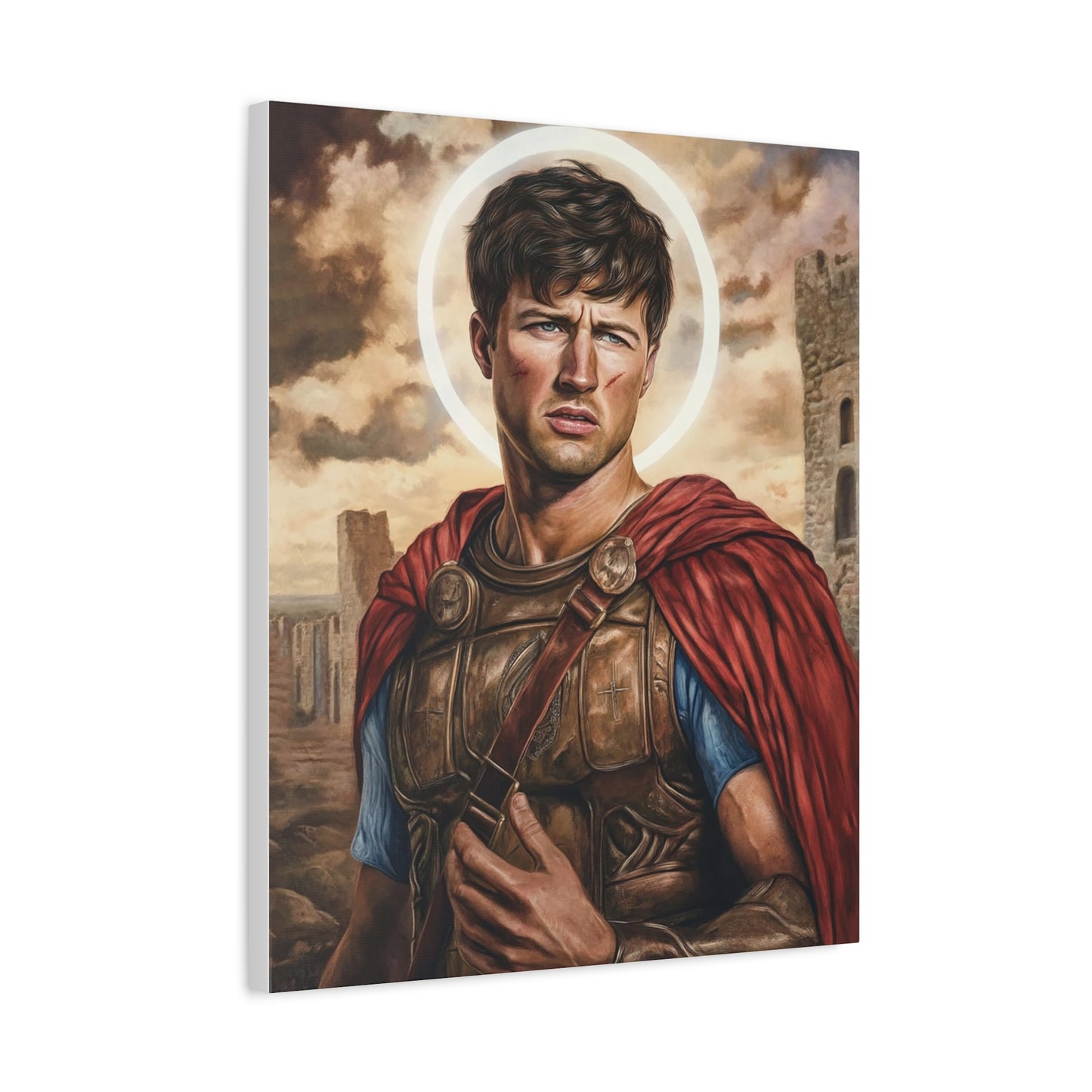 St. Expedite Catholic Canvas Wall Art, Christian Decor