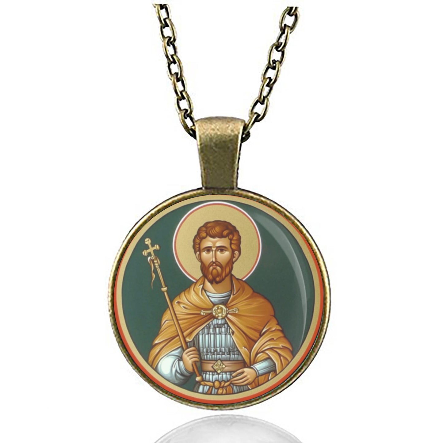 St. Nestor of Thessolonica Religious Necklace