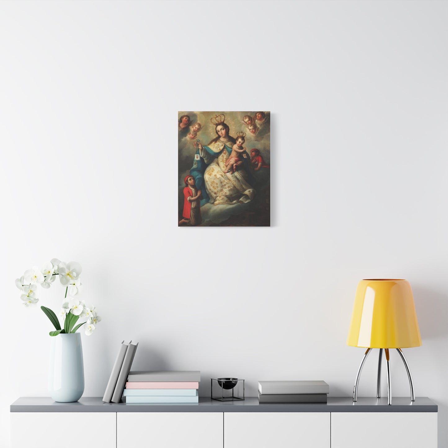 Virgin of Mercyu Catholic HQ Print on Canvas Ready To Hang - Virgin Mary Canvas