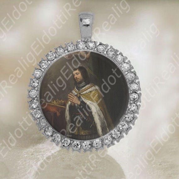 St. Ferdinand III of Castile Catholic King and Warrior Saint Religious Medal