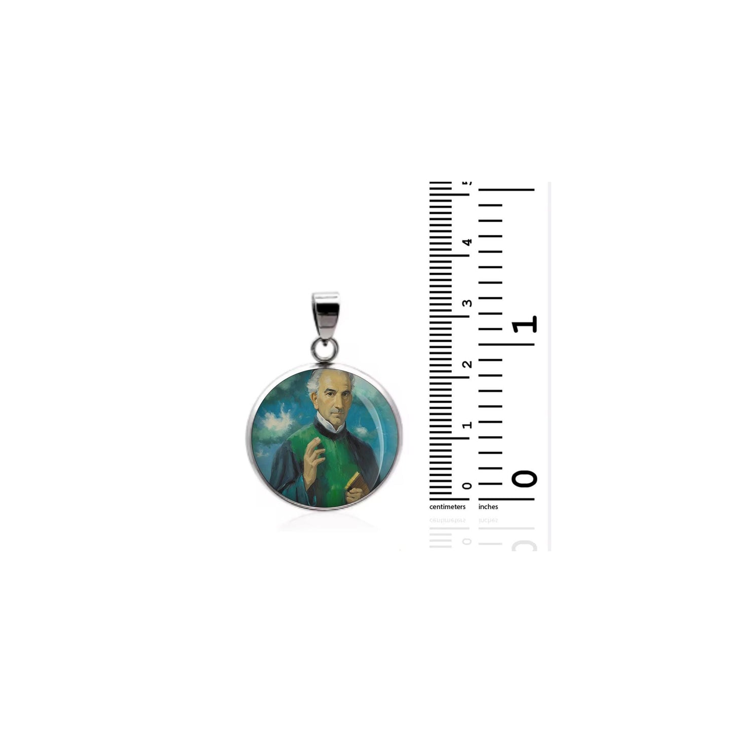 Saint Luigi Scrosoppi Religious Devotional sterling silver 925 Christian Medal Patron
