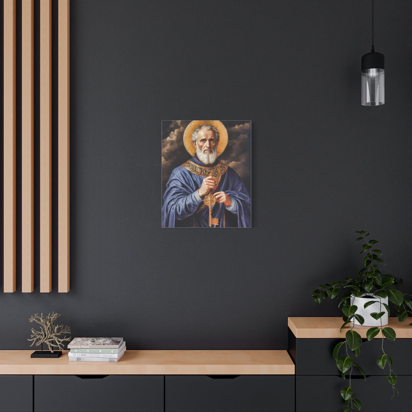 Ready To Hang - St. Peter Catholic Canvas Wall Art, Christian Decor