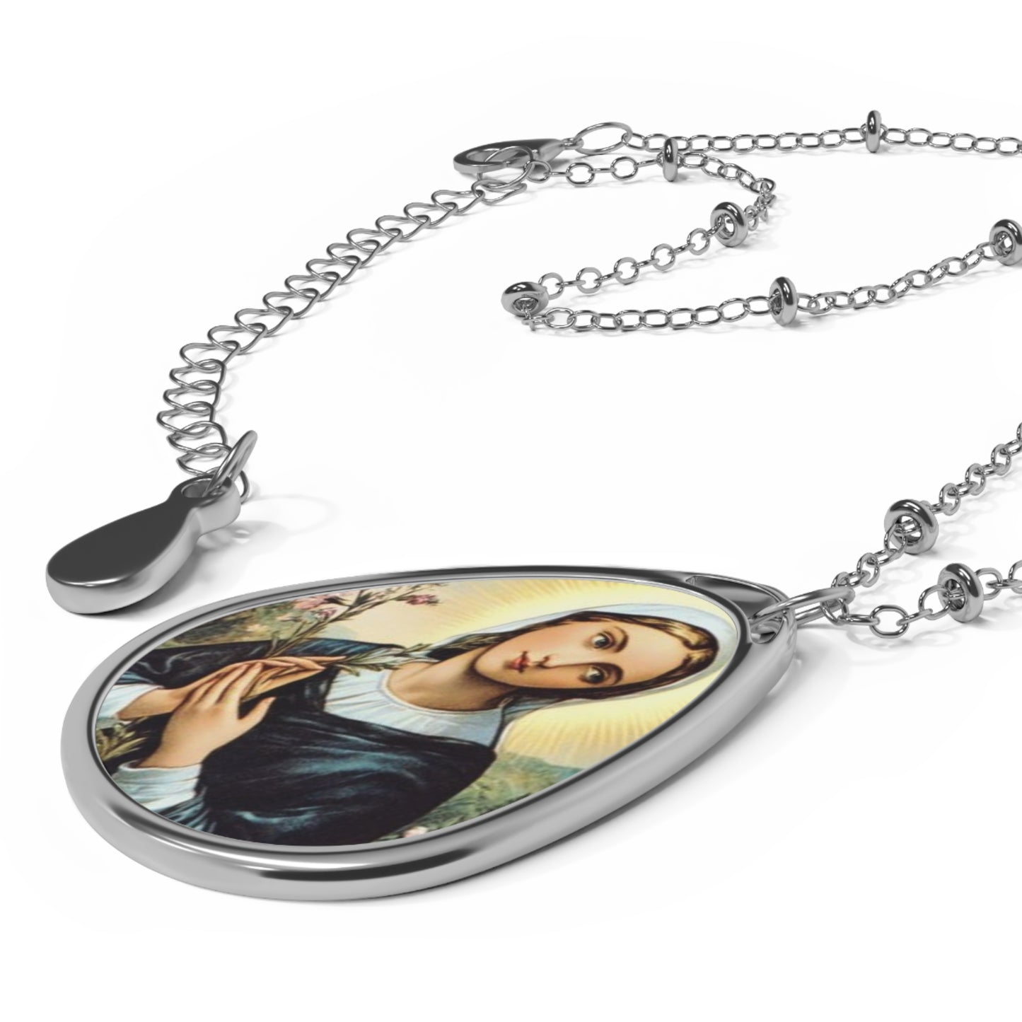 St. Angela Merici Catholic Necklace Drop Pendant