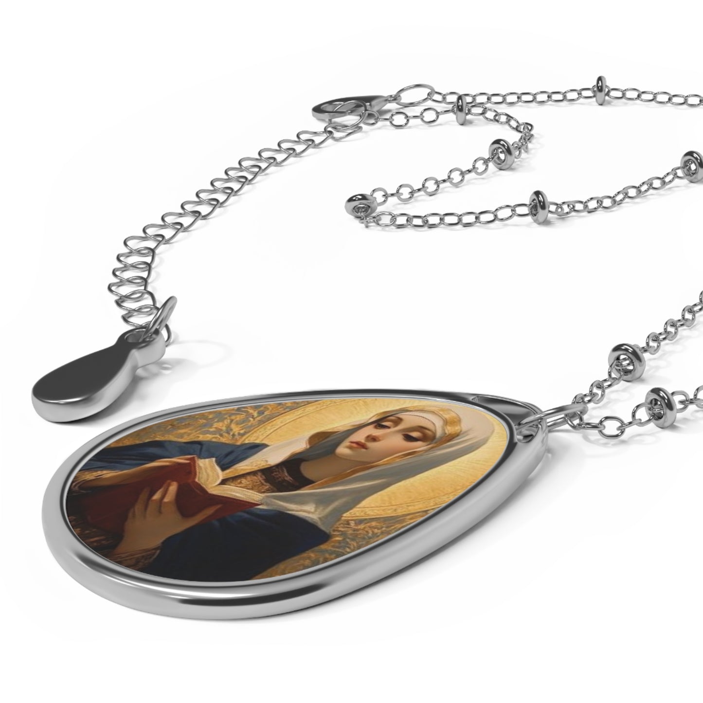 St. Anastasia Religious Necklace Drop Pendant