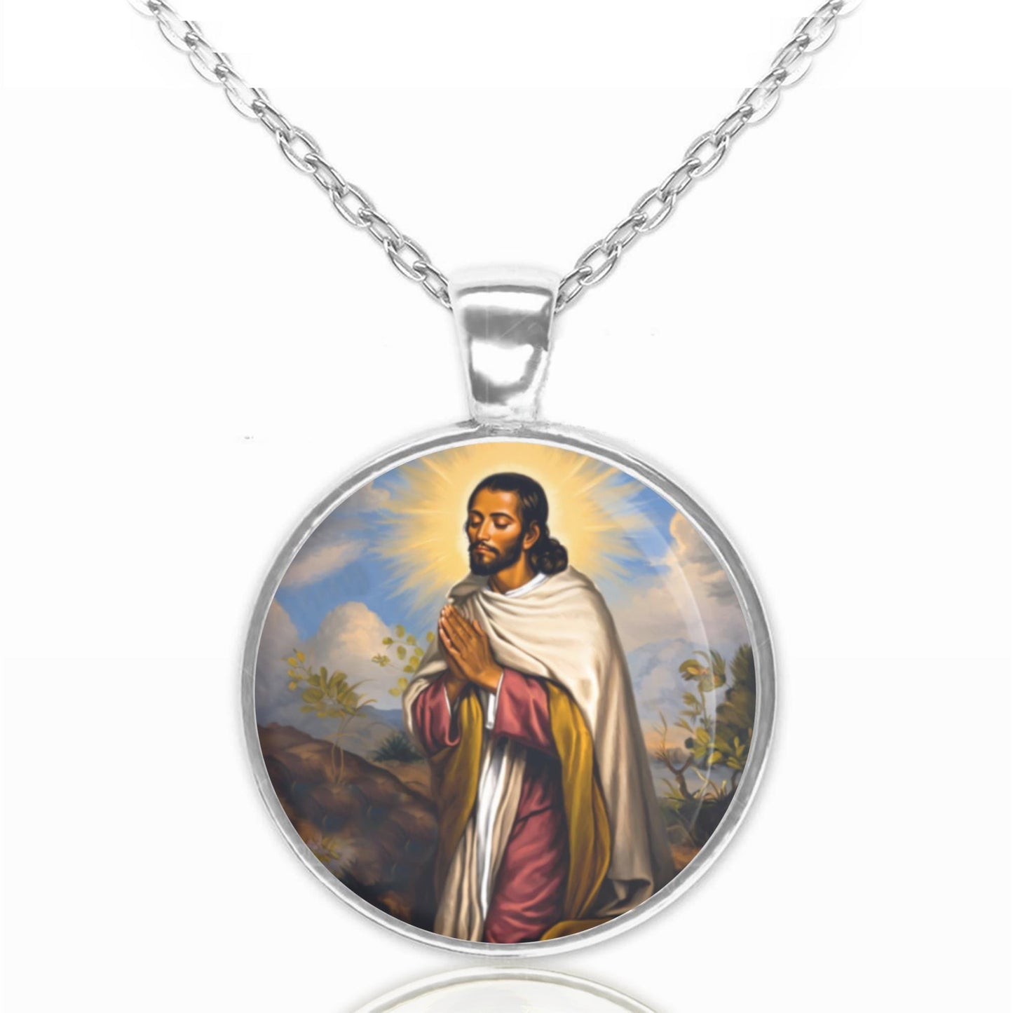 St. Juan Diego Religious Medal Necklace Pendant