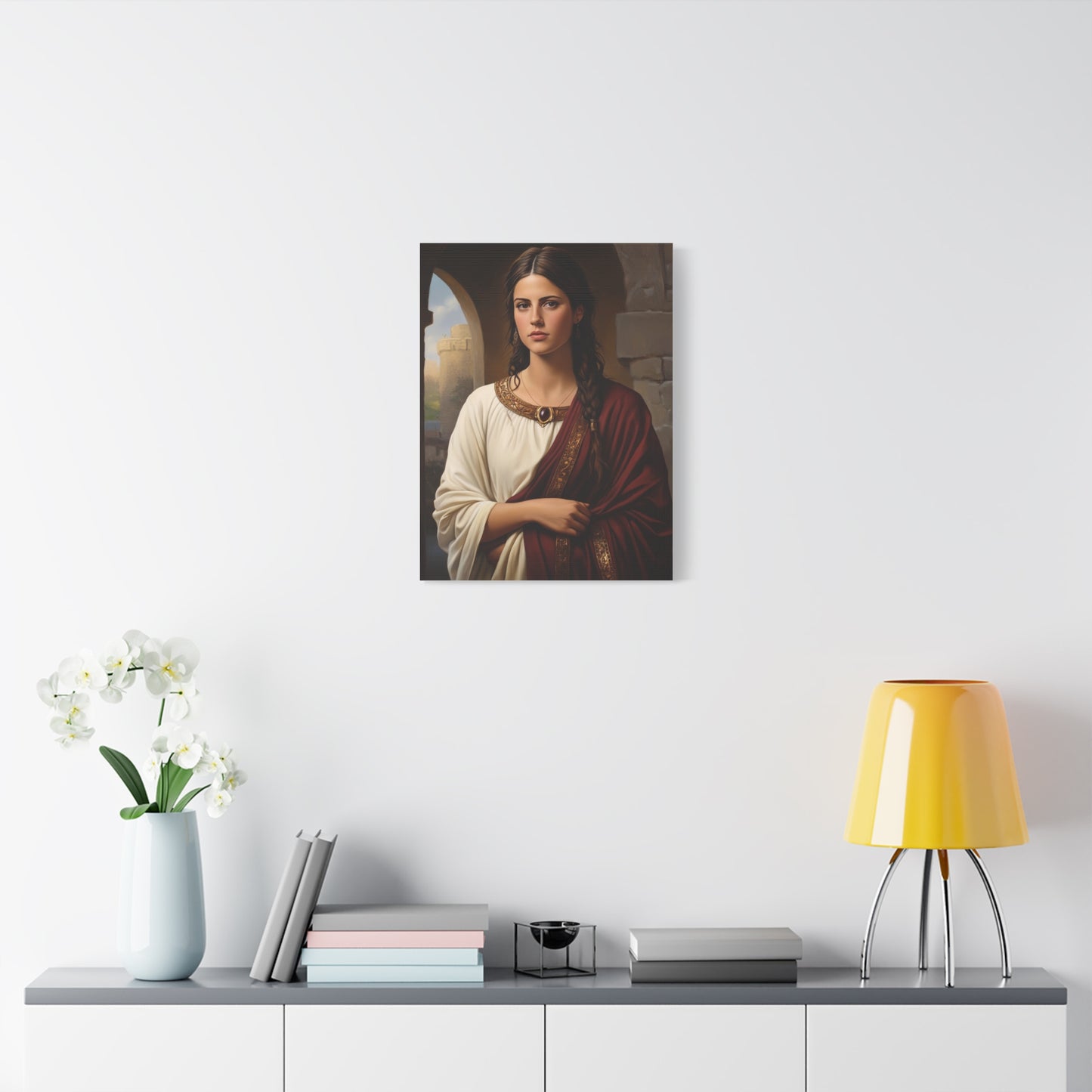 Ready To Hang - St. Quiteria Catholic Canvas Wall Art, Christian Decor