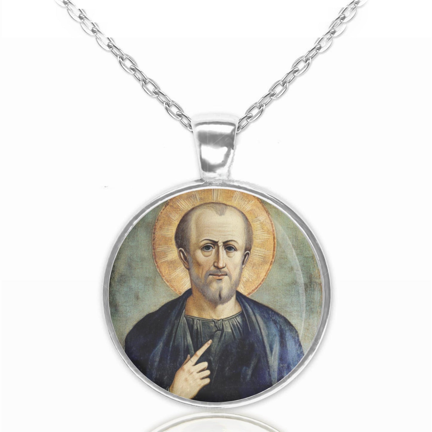 St. Paul Necklace Medal Pendant Christian Religious Jewelry