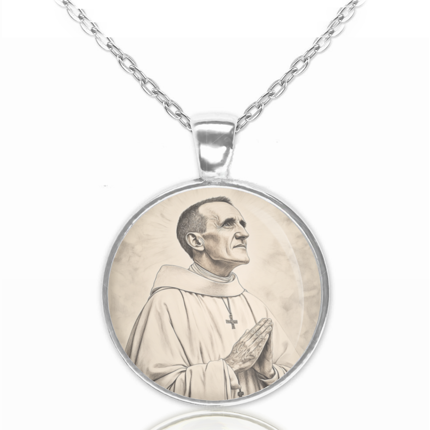 Blessed Roger Dickenson Necklace Catholic Pendant Medal image 0