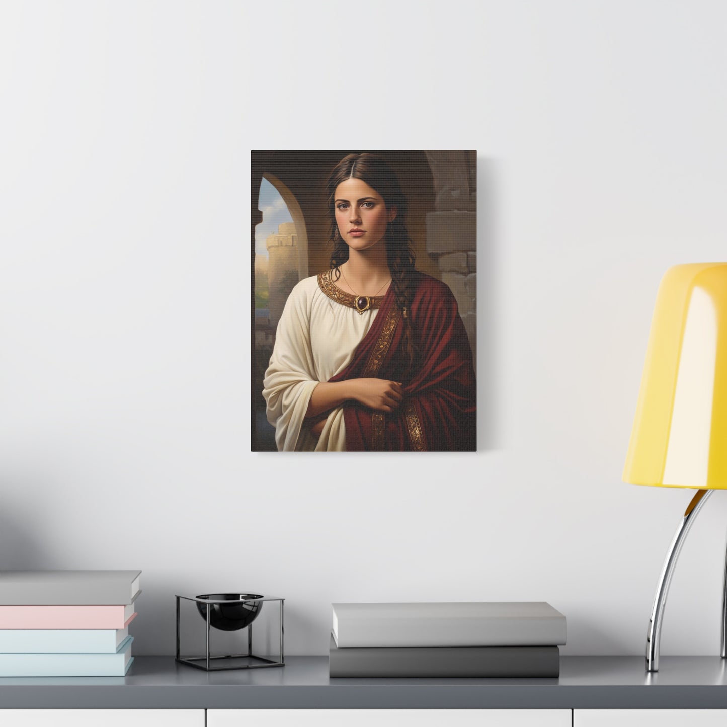 Ready To Hang - St. Quiteria Catholic Canvas Wall Art, Christian Decor