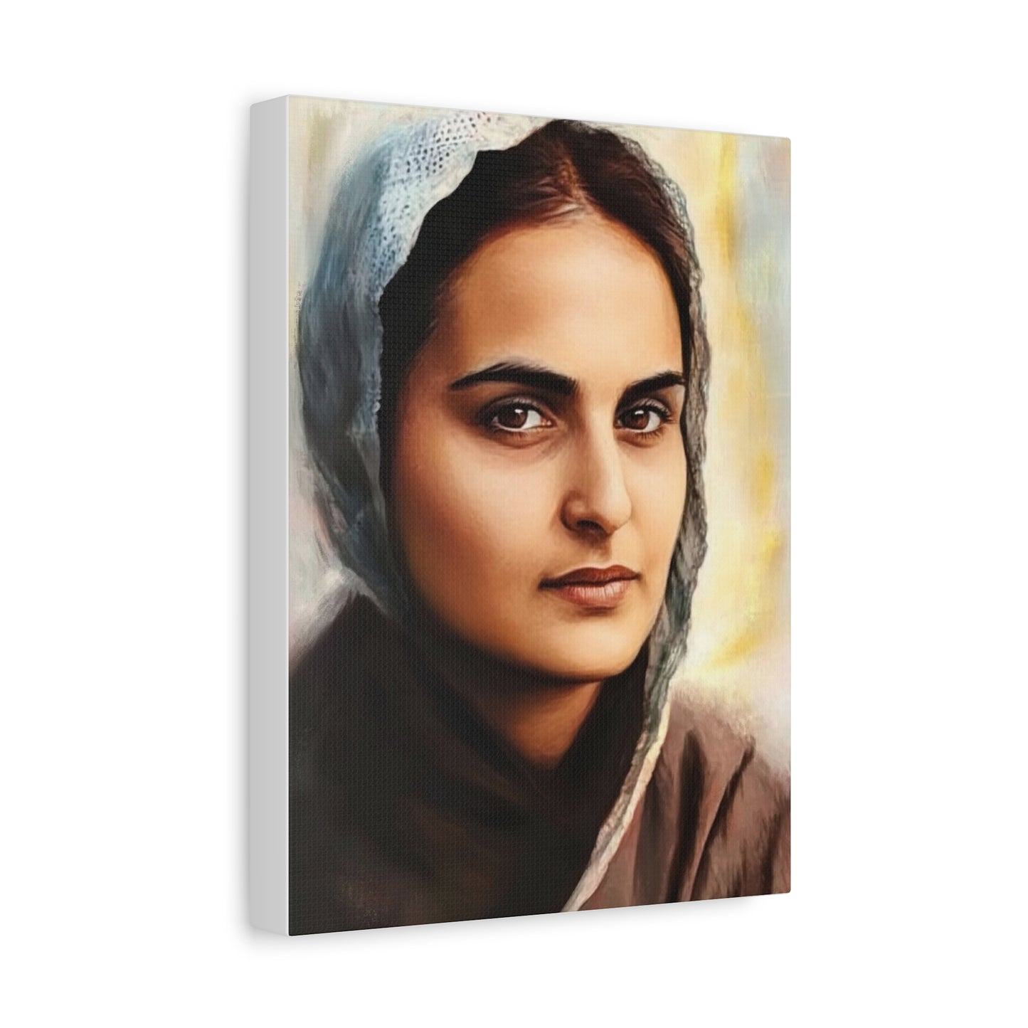 St. Bernadette Soubirous of Lourdes Canvas Print, Catholic Decor Wall, Gift Religious Christian