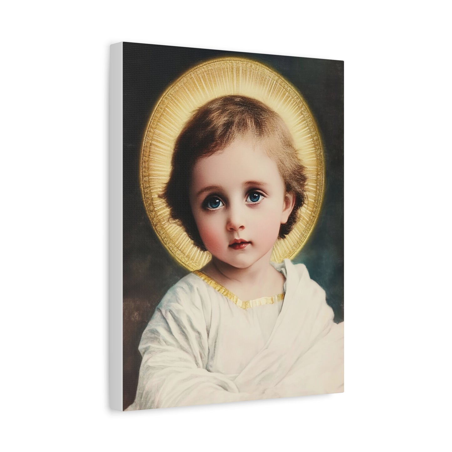 Jesus Child Catholic Canvas Wall Art, Christian Decor