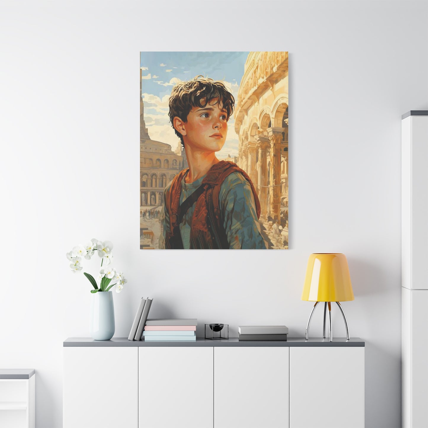 Ready to Hang - St. Pancras of Rome Catholic Canvas Wall Art, Christian Decor