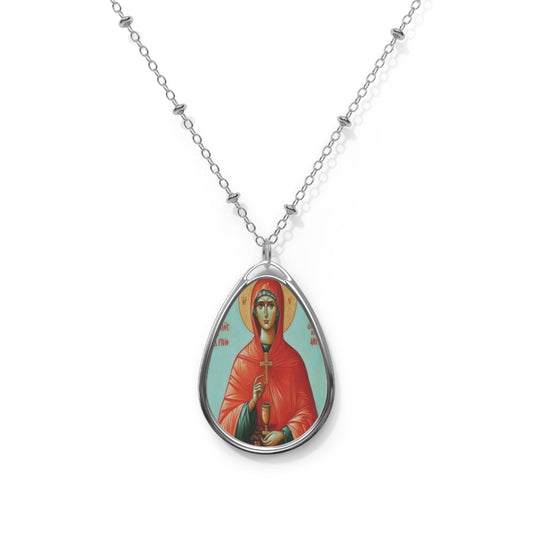 St. Anastasia Necklace Drop Pendant