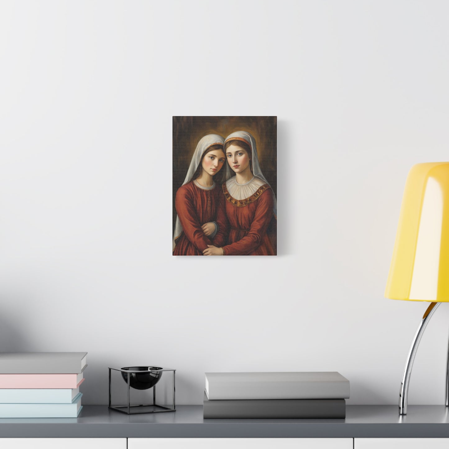 Ready to Hang - Sts. Perpetua and Felicity Catholic Canvas Wall Art, Christian Decor