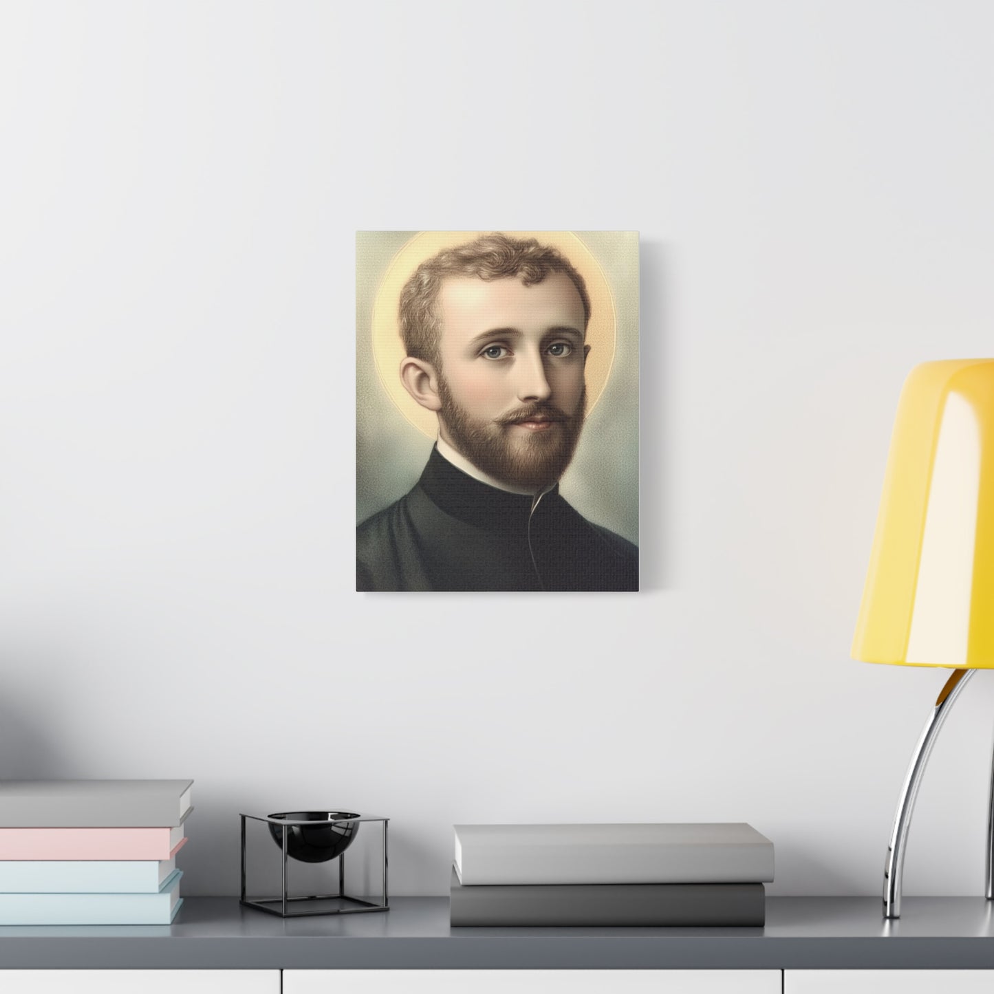 Ready To Hang - St. Rene Goupil Catholic Canvas Wall Art, Christian Decor