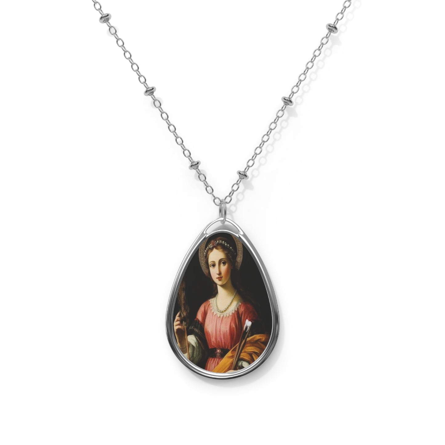 Apollonia2 Catholic Necklace Drop Pendant