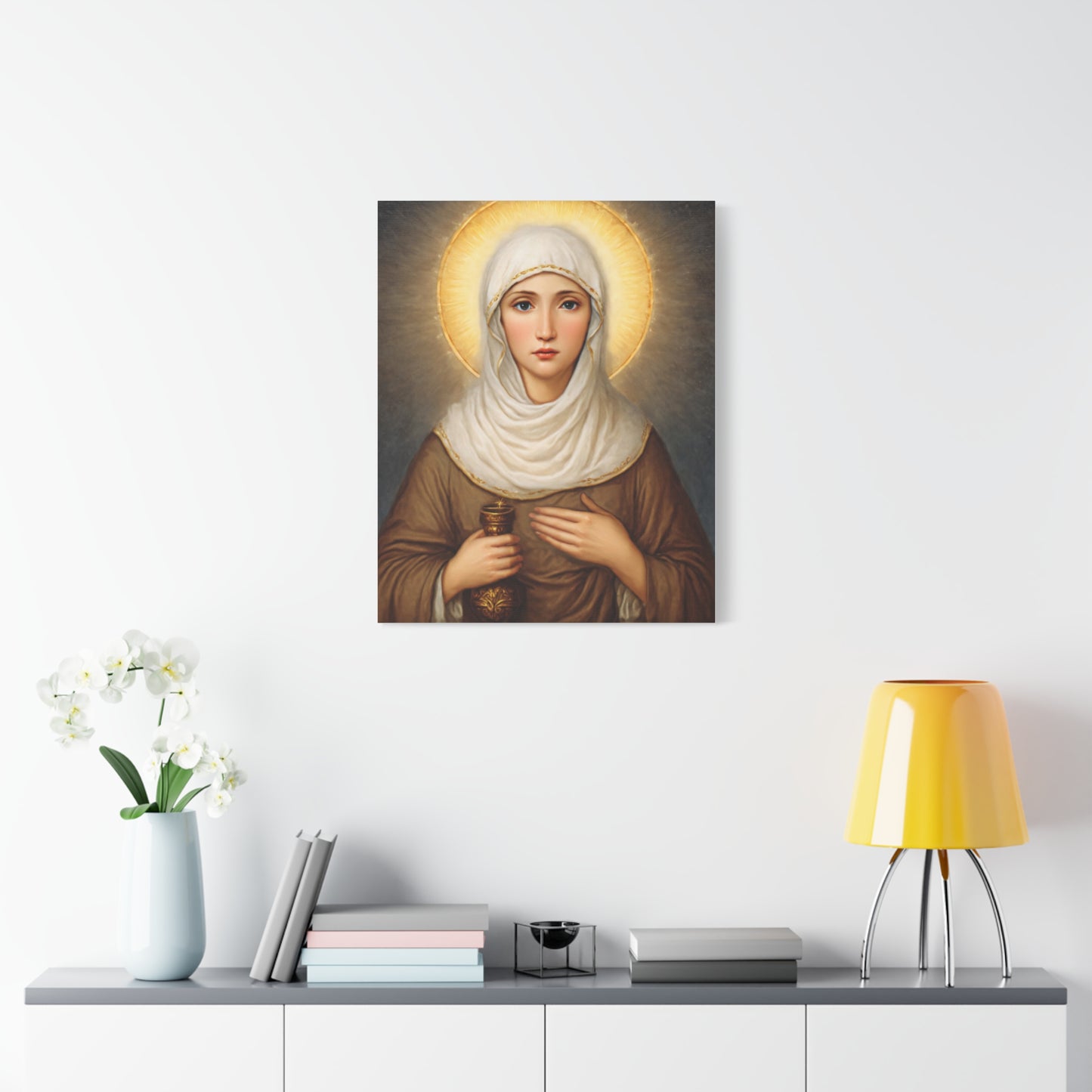 St. Joanna the Myrrhbearer Religious Canvas Wall Art, Christian Decor