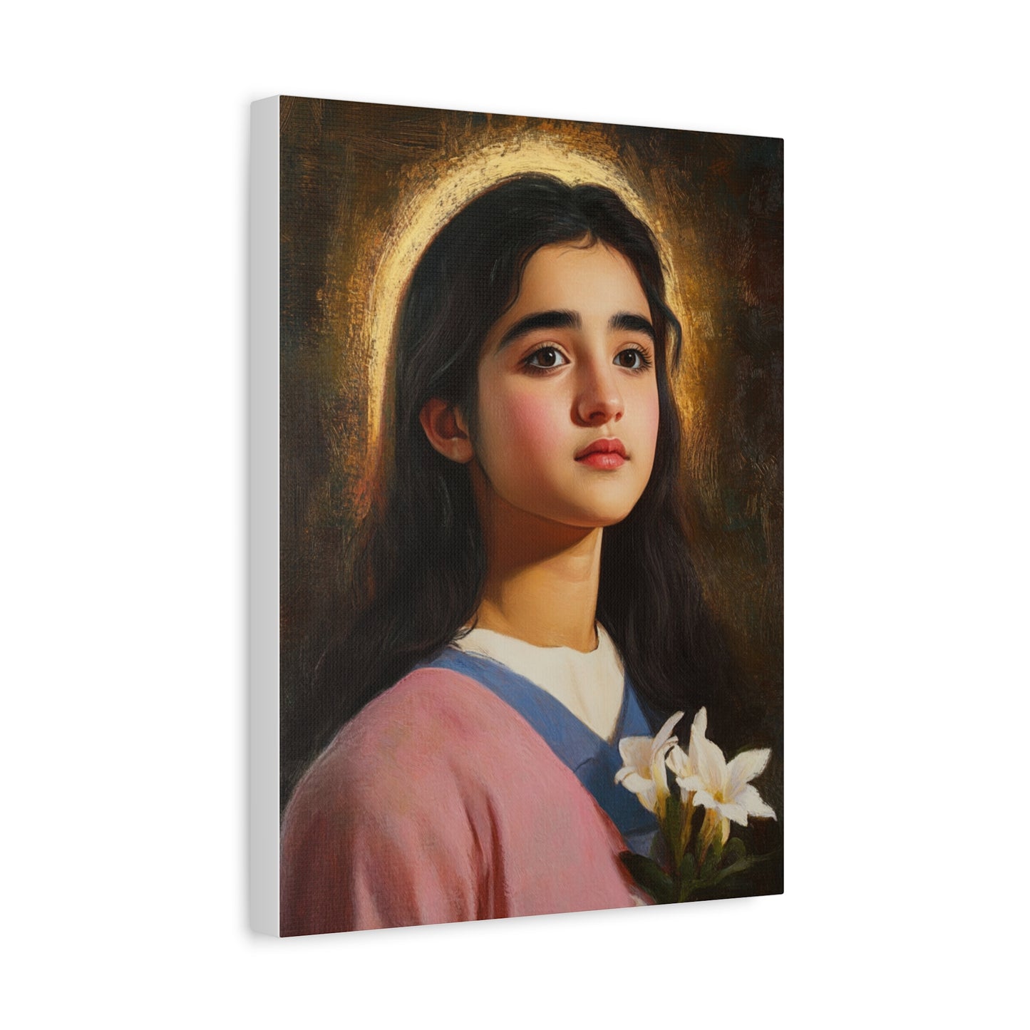 Ready To Hang - St. Maria Goretti st Catholic Canvas Wall Art, Christian Decor