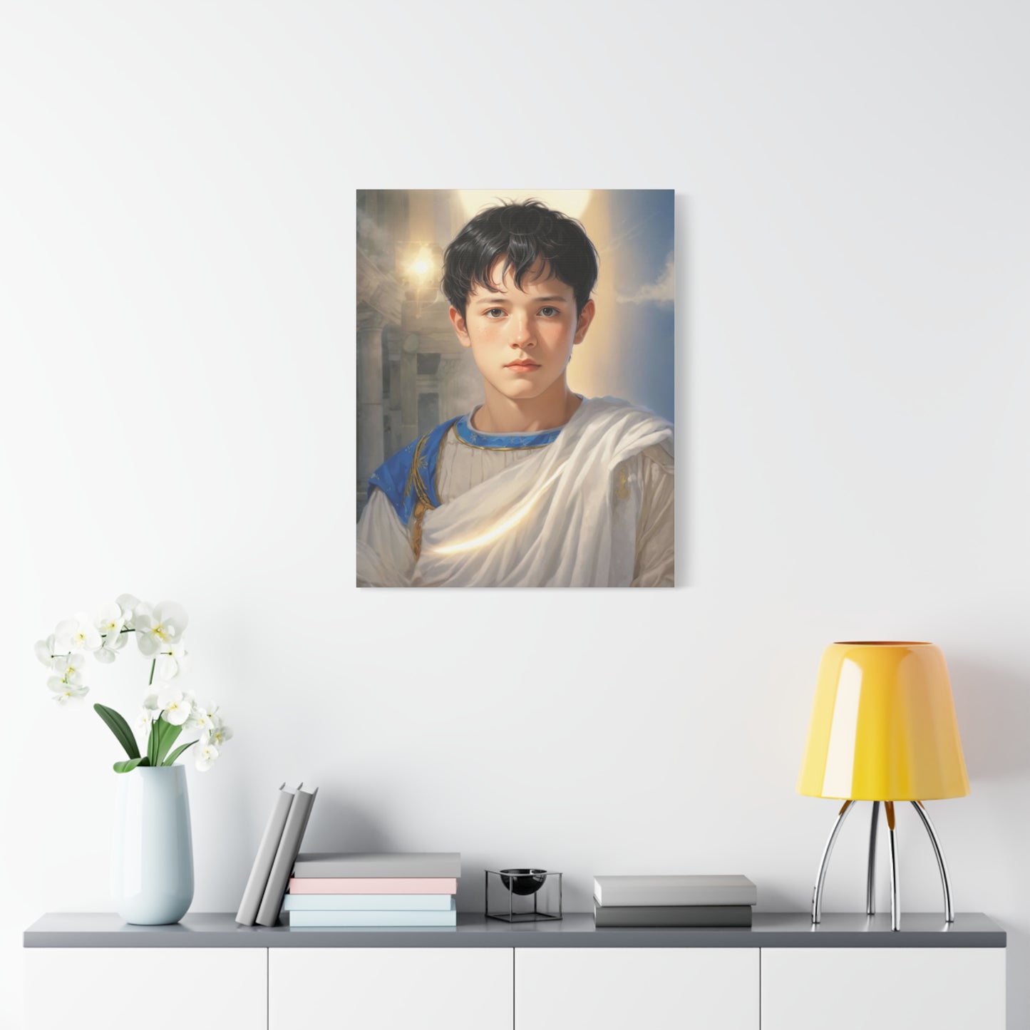 Ready to Hang - St. Pancras of Rome saint Catholic Canvas Wall Art, Christian Decor