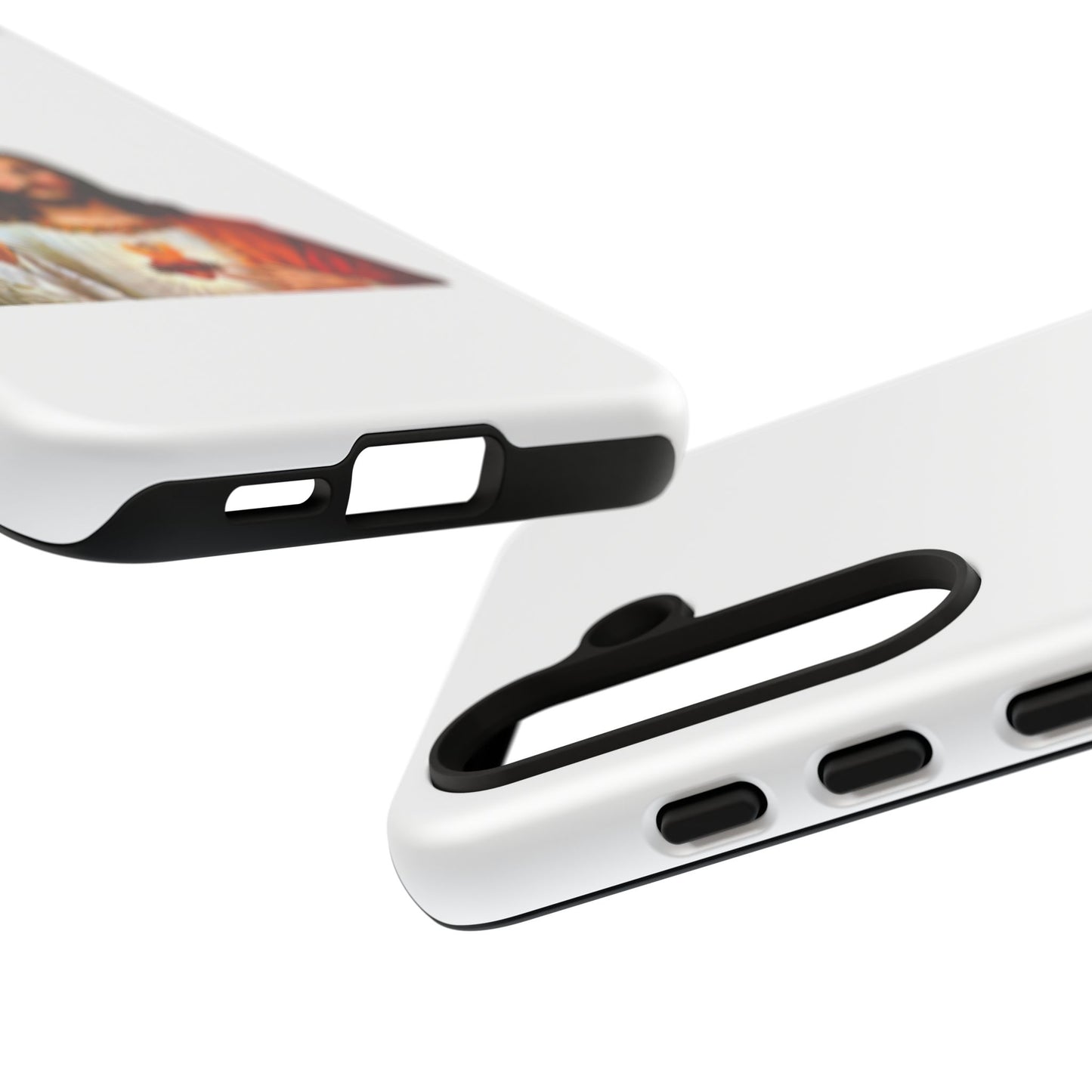 Artistic Phone Case Featuring Jesus, Tough Phone Case, Christian Gift, Religious Phone Cover, Inspirational Phone Accessory, Unique Jesus