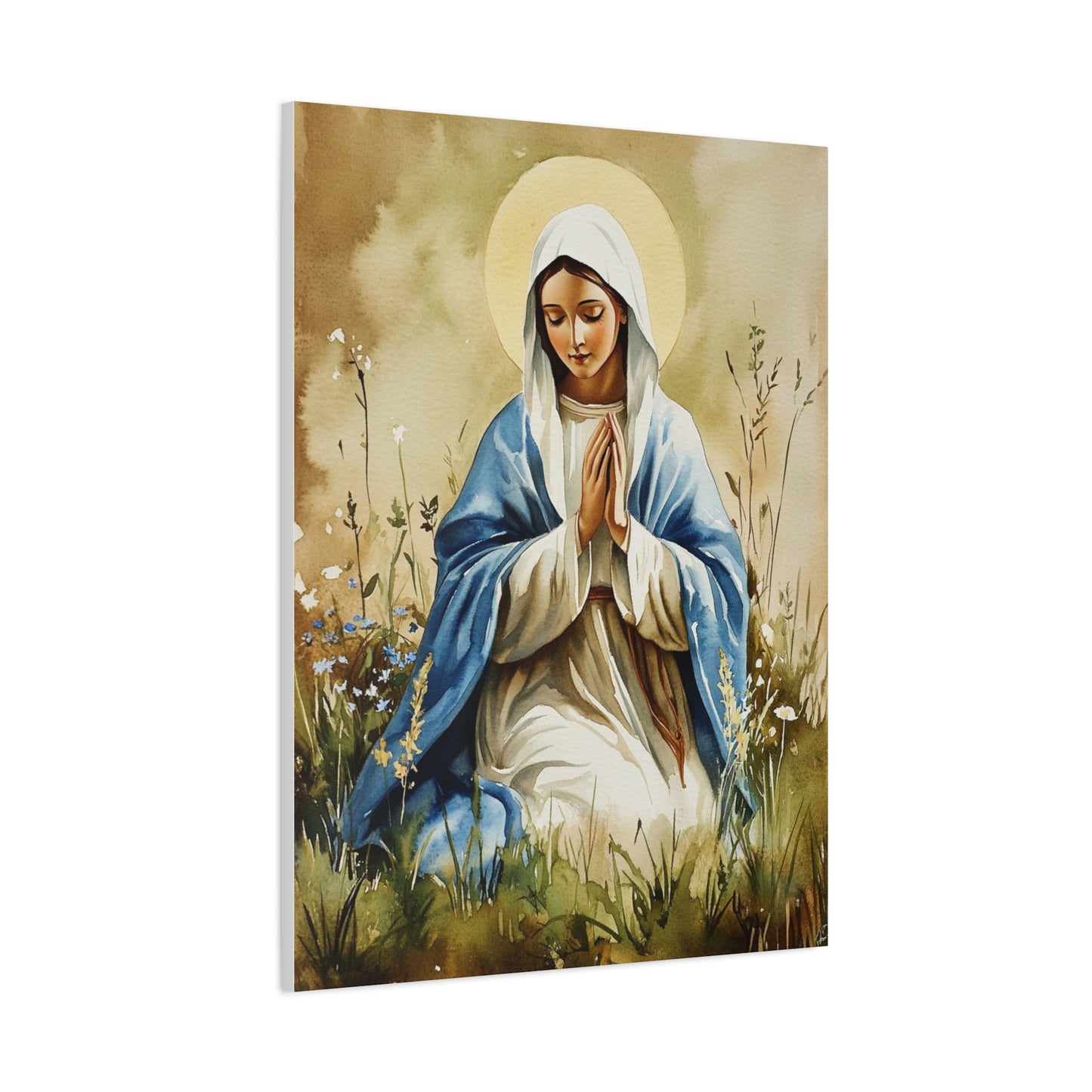 Ready to Hang - Our Lady The Most Holy Mary Catholic Canvas Wall Art, Christian Decor