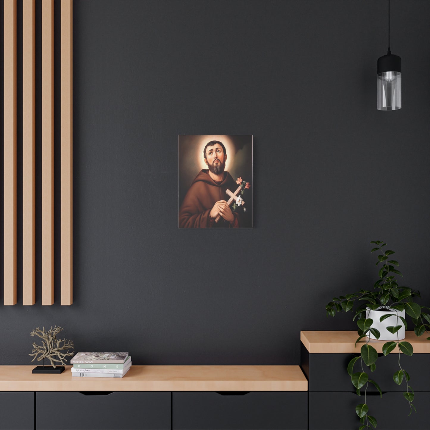 St. Fidelis of Sigmaringen Catholic Canvas Wall Art, Christian Decor