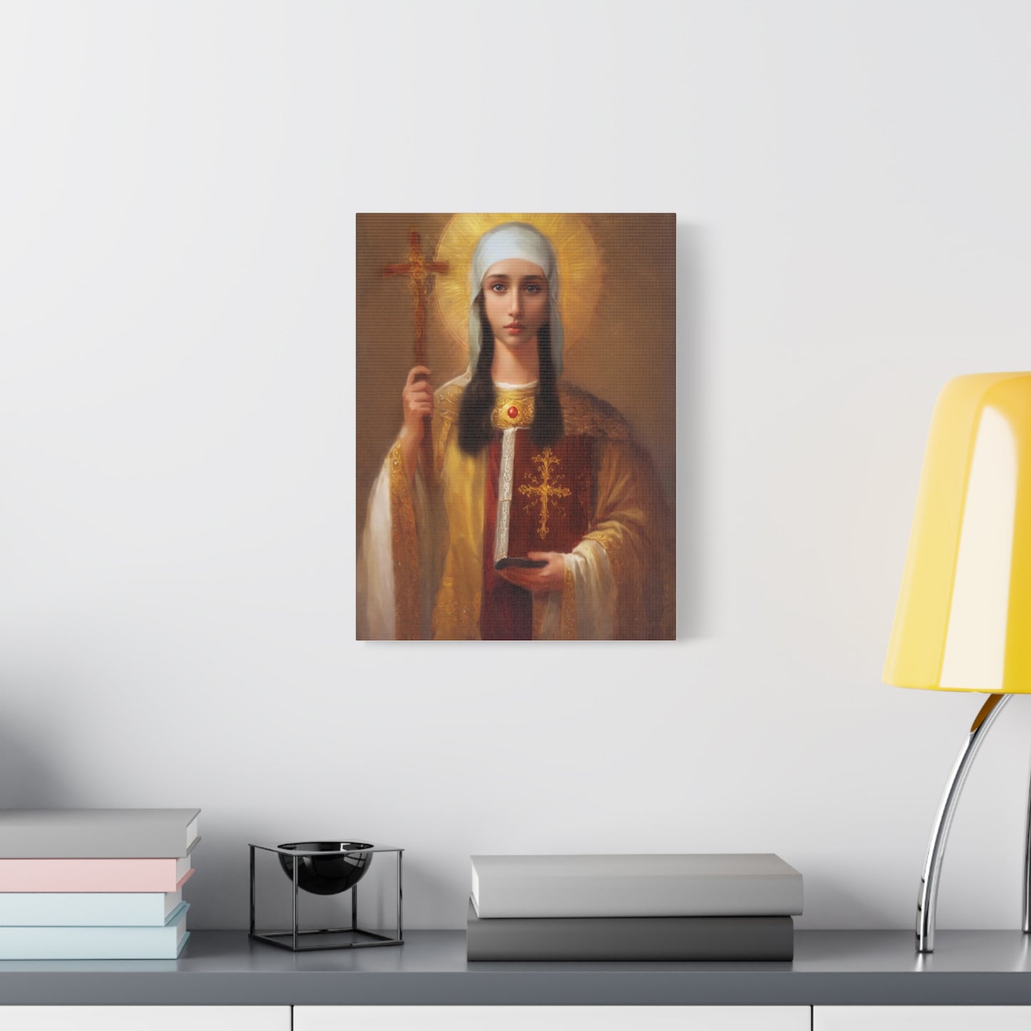 Ready to Hang - St. Nina of Georgia Religious Canvas Wall Art, Christian Decor