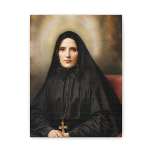 St. Frances Xavier Cabrini Catholic Canvas Wall Art, Christian Decor