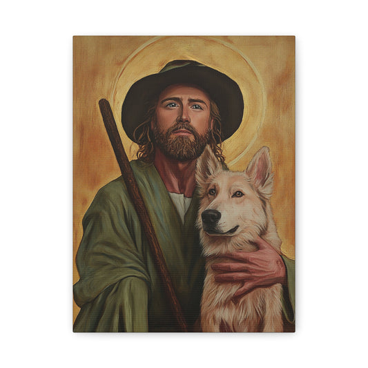 Ready To Hang - St. Roch Catholic Canvas Wall Art, Christian Decor