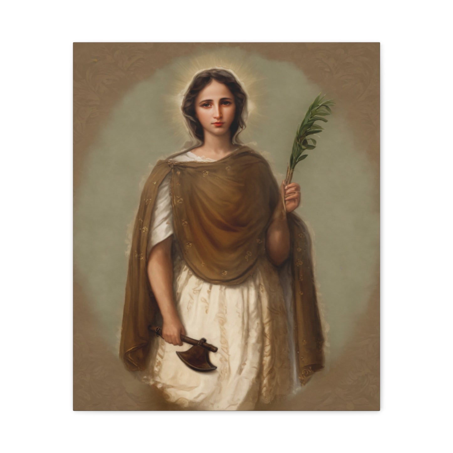 St. Engracia Catholic Canvas Wall Art, Christian Decor