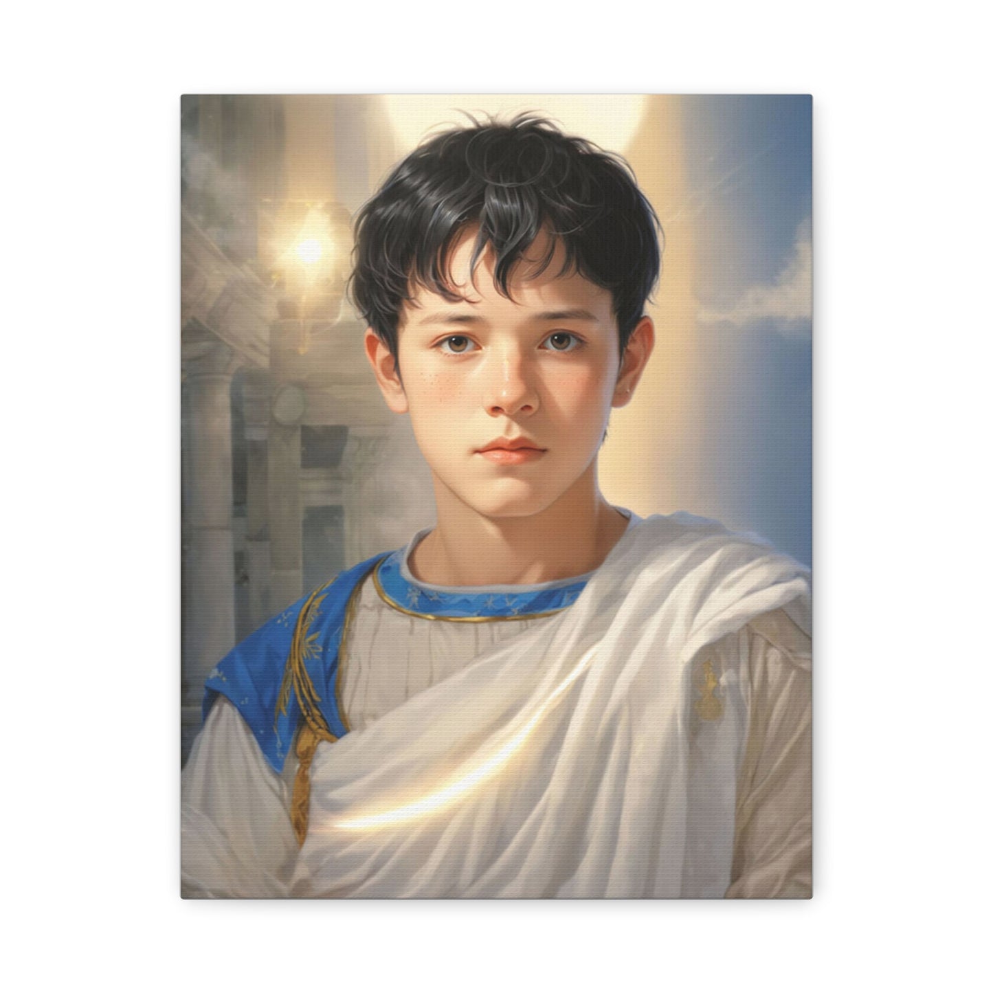 Ready to Hang - St. Pancras of Rome saint Catholic Canvas Wall Art, Christian Decor