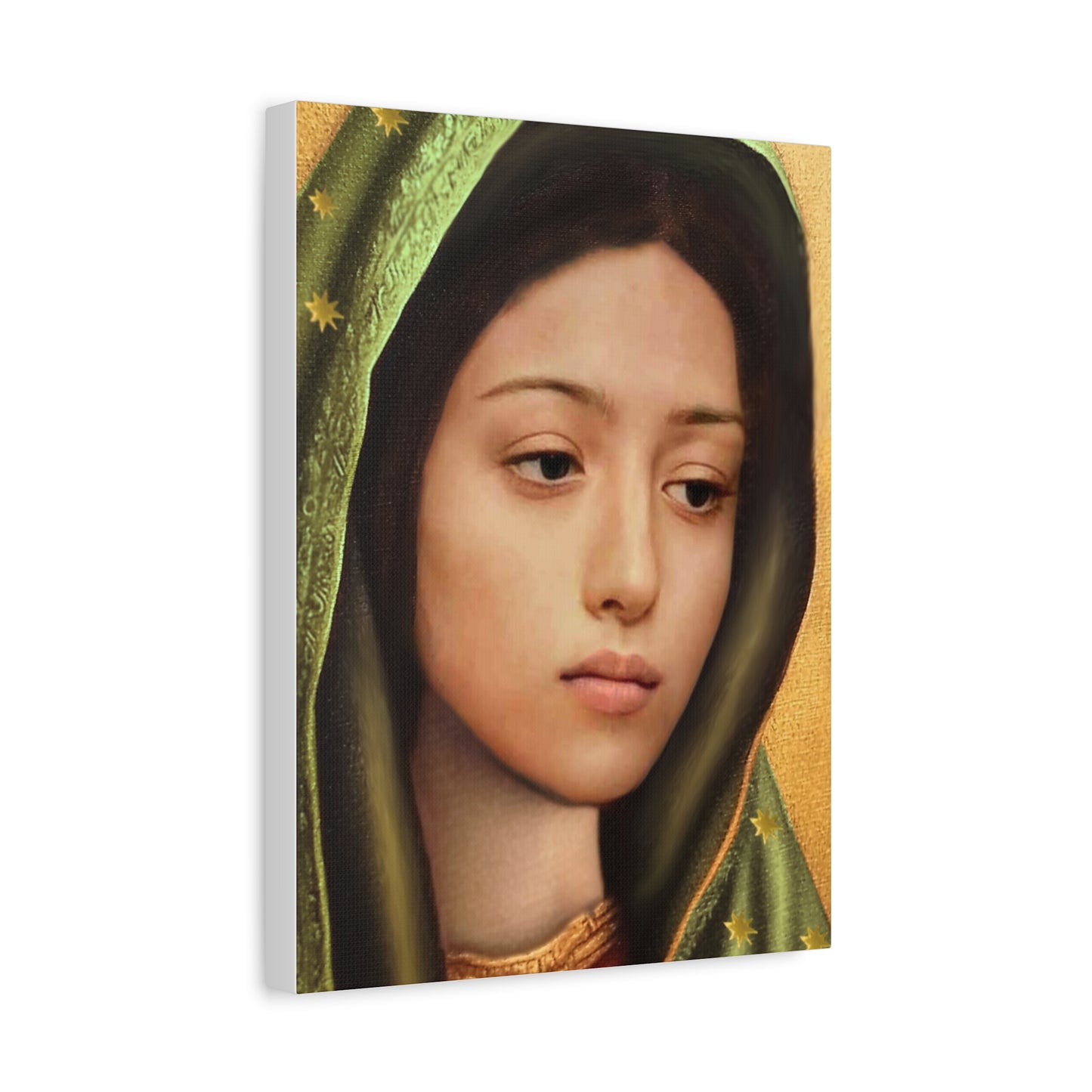Our Lady of Guadalupe Mary Catholic Canvas Wall Art, Christian Decor
