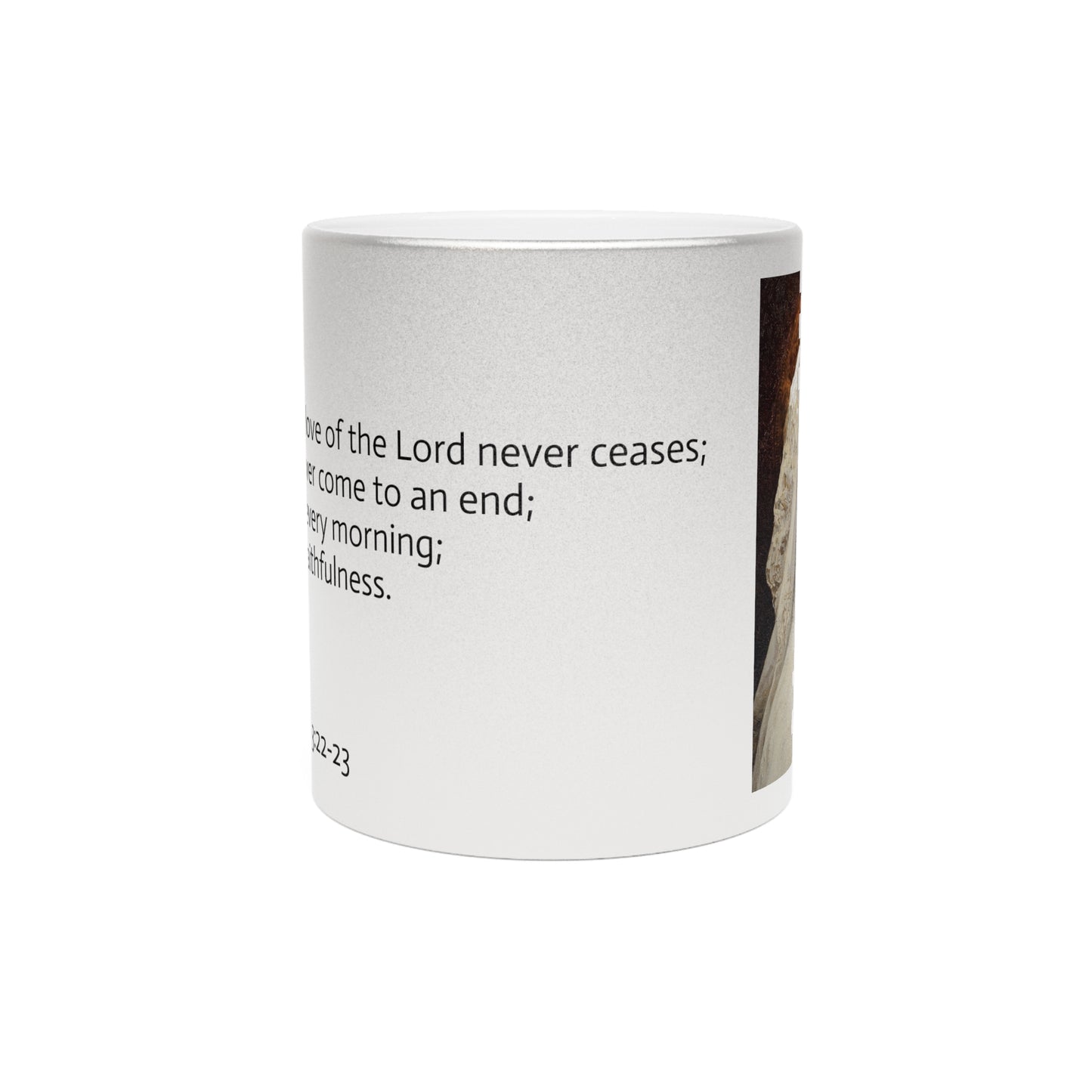 St Maria Goretti with White Veil Mug for Faithful Mornings, Scripture 11oz Mug, Gift for Friends, Religious Decor, Christian Coffee Mug
