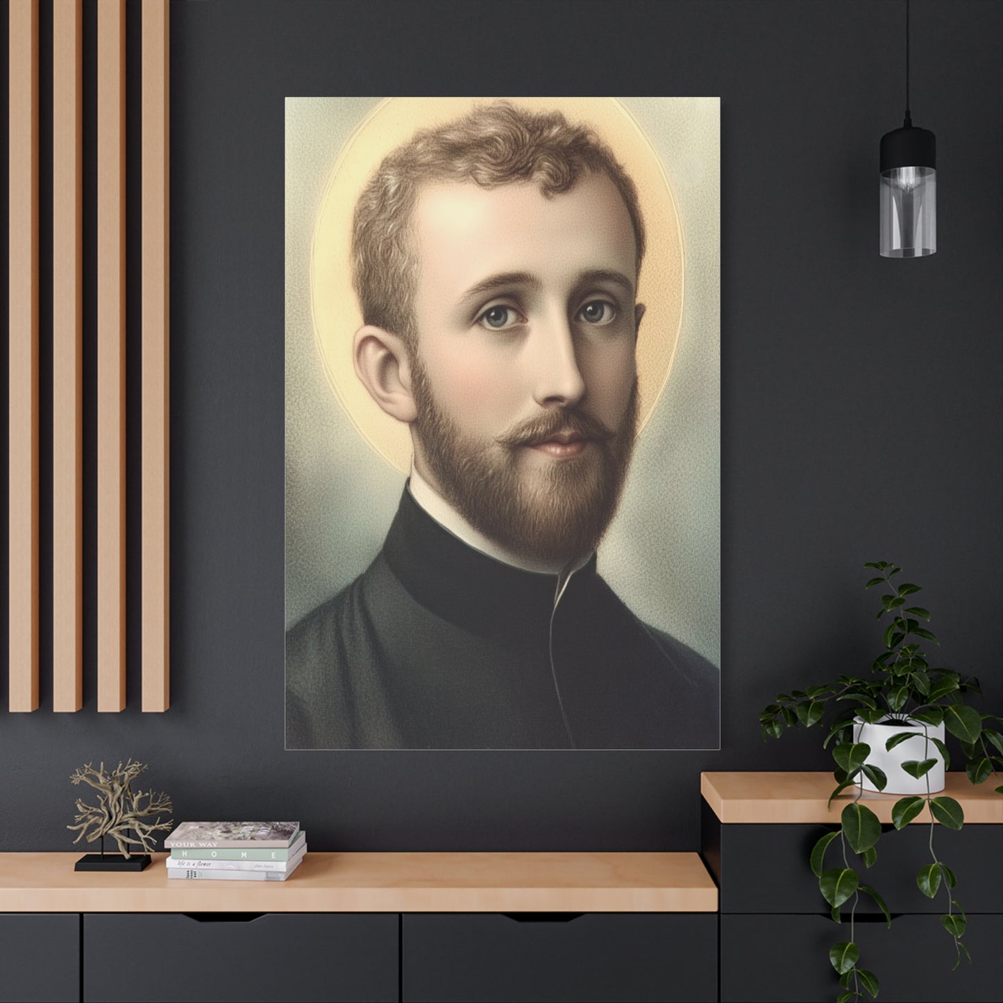 Ready To Hang - St. Rene Goupil Catholic Canvas Wall Art, Christian Decor