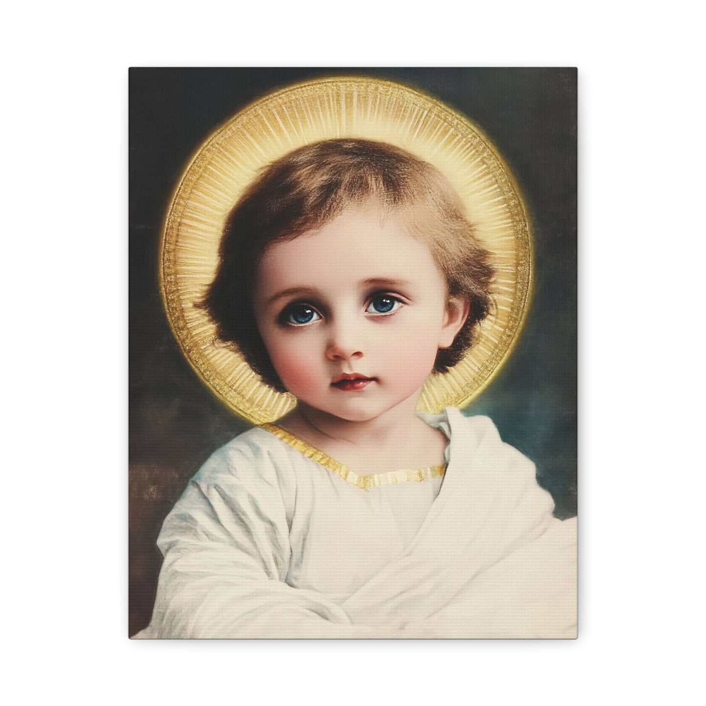 Jesus Child Catholic Canvas Wall Art, Christian Decor