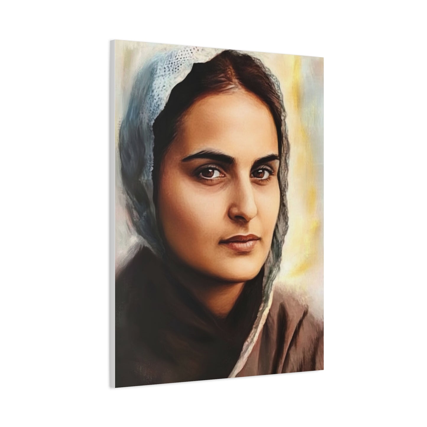 St. Bernadette Soubirous of Lourdes Canvas Print, Catholic Decor Wall, Gift Religious Christian