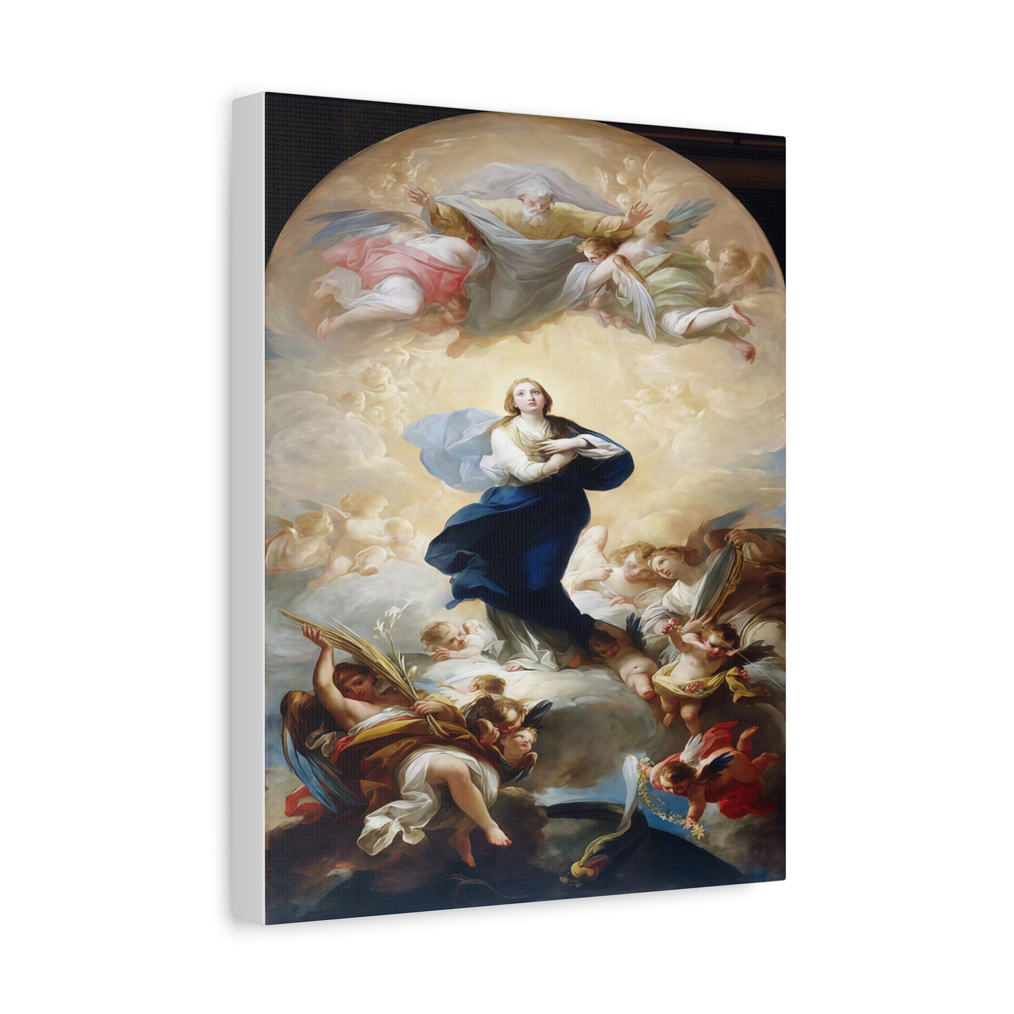 Ready To Hang - Mother Mary Immaculate Conception Catholic Canvas Wall Art