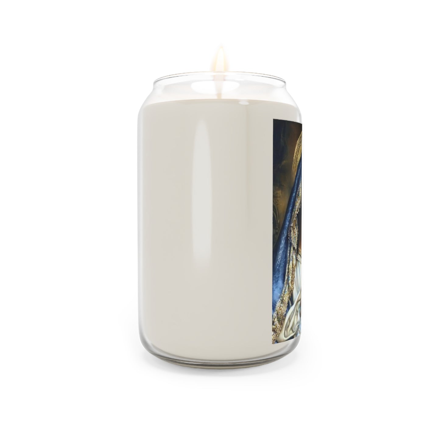 Black Mary African Catholic Serenity Scented Candle, 13.75oz | Relaxation Gift, Home Decor, Calm Atmosphere, Religious Decor